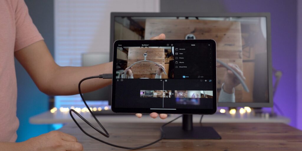 افضل برنامج تصميم فيديو للايفون iMovie